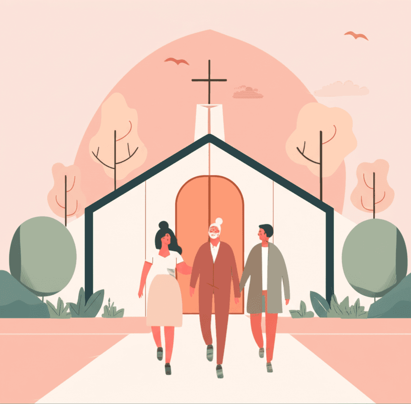 Pessoas encontrando um lar espiritual em uma paróquia acolhedora.